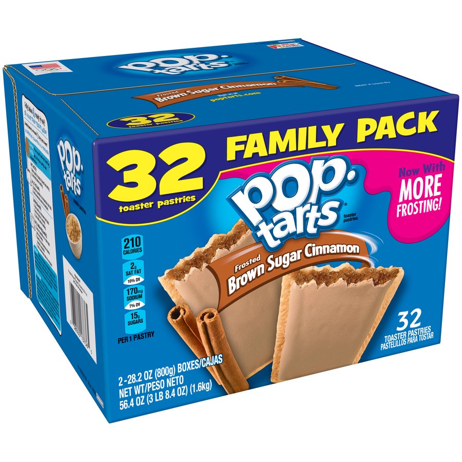 Kellogg's PopTarts, Toaster Pastries, Frosted Brown Sugar Cinnamon
