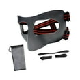 thumbnail image 3 of Protector nasal para nariz rota, protector facial, accesorios de protección, protector facial para ejercicio, fútbol, boxeo, gimnasio, sóftbol Diadema roja y negra, 3 of 8