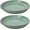 Seafoam, variant on 12-Inch Ceramic Plant Saucers - Plant Drip Trays for Outdoor Planter Flower Pot Drainage - Set of 2 - Imperial Blue