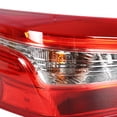 thumbnail image 3 of LABLT Clear Lens Tail Lights Brake Lamp Outer Driver Side Tail Light Red Brake Lamp Replacement for 2016-2018 Nissan Sentra 265553YU0A, 3 of 5
