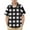 Black, variant on Spazoro Toddler Boys Plaid Shirts, Button Down with Pocket Turndown Collar Short Sleeve School Uniform Shirt Blue Size 8 T