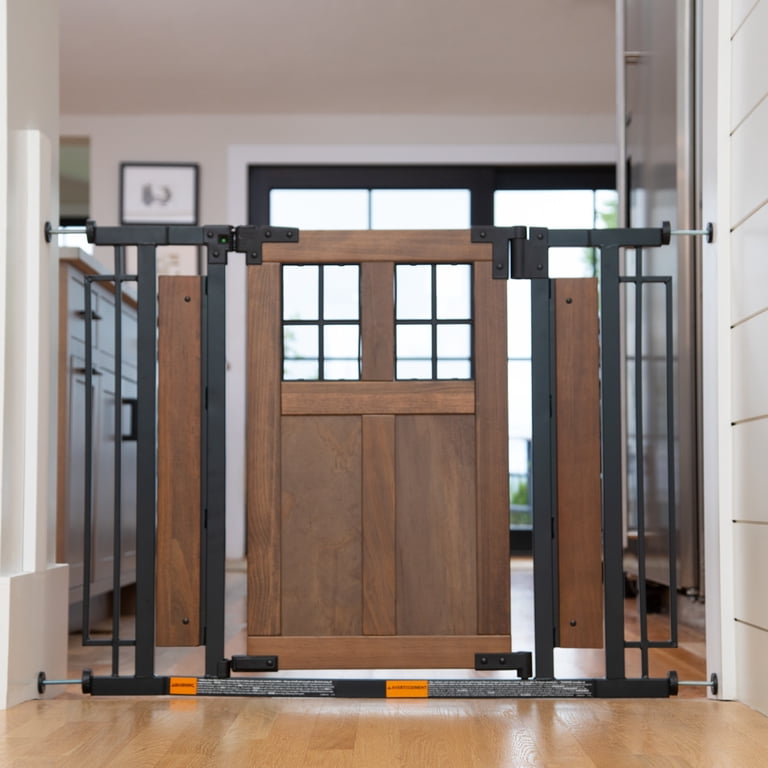 Evenflo Baby Safety Gate, Wood & Metal Walk-Thru, Wide Doorway/Stair  Compatible (Farmhouse) - Walmart.com