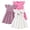 L7-Hot Pink, variant on Toddler Girls Summer Sundress 3 Pack Baby Kids Children Casual Floral Print A-Line Ruffle Sleeve Outfit for Little Big Kids 3T 4T 5T 6T 7T (Sizes 3-4 Years,L4-Hot Pink)