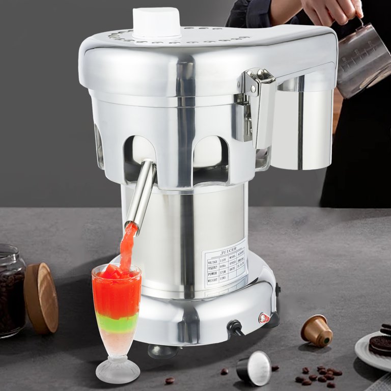 370W Commercial Juicer Machine - High-Speed 2800RPM Automatic Fruit & Vegetable Juice Extractor