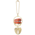 thumbnail image 1 of Britain UK London Red Double Decker Bus Car Keychain Angel Wing Pendant, 1 of 4