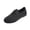 Black, variant on Bkhluea Women Stitched Slip-On Casual Flats Comfortable Footwear For Office Work Daily Casual Outdoor Activities