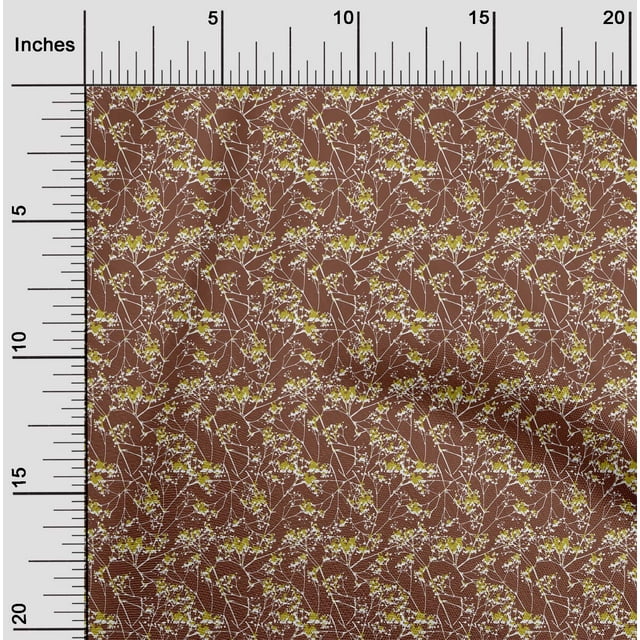 oneOone Viscose Jersey Fabric Floral Texture Print Sewing Fabric BTY 60 Inch Wide