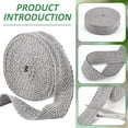 thumbnail image 4 of 10.9 Yard Carpet Edge Bias Binding Gray White Cotton Carpet Rug Binding Cotton Herringbone Ribbons for Sewing Project Carpet Repair, 4 of 6