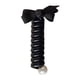 thumbnail image 2 of Cuerda de cabeza con anillo de pelo Bowknot - Liga elástica elástica elástica con diseño tipo teléfono, fibra de poliéster suave, tamaño 7 cm para peinados bonitos, 2 of 2