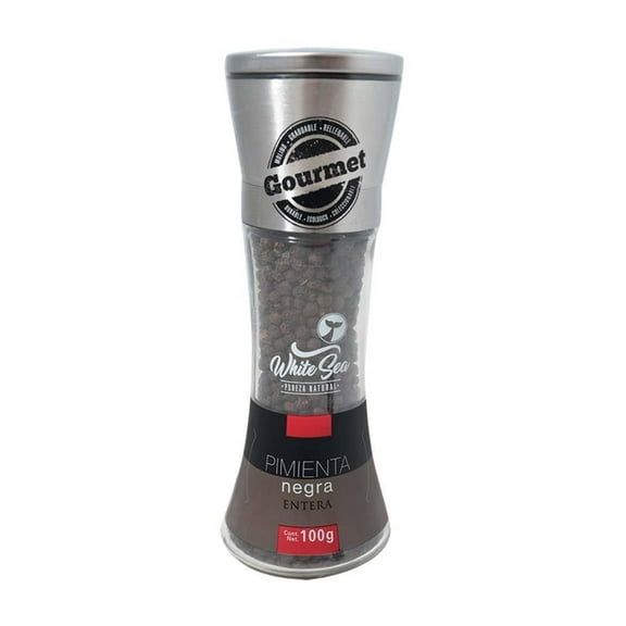 Pimienta White Sea negra entera 100 g