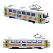BINGLI Train Toy, Linked High Speed Lotomotive Toy Train, Die Cast Alloy Model Car, Connectable Sliding Subway, Gifts for Kids Boys Toddlers Ages 3+