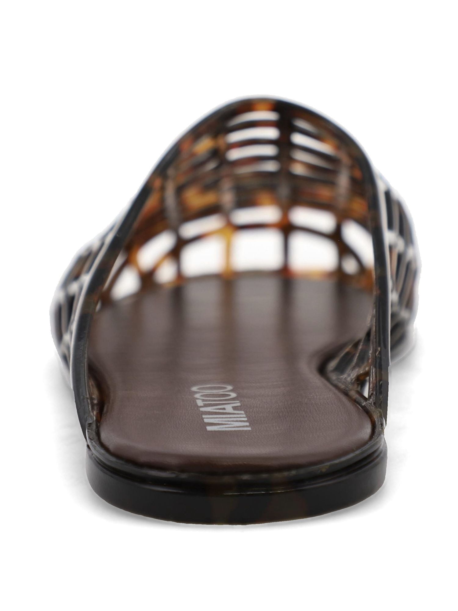 MIA Too Women's Jelled Caged Jelly Mule