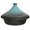 Blue, variant on Kook Moroccan Tagine Enameled Cast Iron Cookware with Ceramic Pot Lid, 3.3QT Black