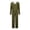 Army Green, variant on 2 Piece Women's Print Pajamas Set Lounge Set for Women Long Sleeve Ladies Pjs Set Homewear S-3XL