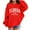 Red, variant on Tiijoy Toddler Girl Hoodie Florida Print Hooded Pullover Sweatshirt, Sizes 3-4T
