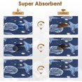 thumbnail image 3 of Blue Starfish Sea Coffee Mat for Countertops, Seashell Beach Dish Drying Mat 2 Pcs for Kitchen Coffee Bar Accessories Fit Under Coffee Maker Espresso Machine Dish Rack Hide Stain Rubber, 3 of 6