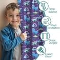 thumbnail image 3 of Blackout Kids Curtains,Purple Cartoon Horse Rainbow Pattern Childrens Insulated Curtains Set Of 2,Bedroom Essentials,Toddler Room Decor 42"x84", 3 of 5