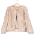 thumbnail image 1 of Women's Long Sleeve Fluffy Coat Shaggy Warm Outerwear Winter Fall Clothes For Spring Fall Daily Wear, 1 of 1