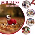 thumbnail image 5 of 1Pack Small Dog Fleece Shirt Turtleneck Dogs Sweater Vest, Puppy Winter Fall Clothes Pet Sweatshirt with D Ring, Warm Dog Fleece Dresses Pet Pullover Puppy Jacket, Dogs Cold Weather Coat Pet Apparel, 5 of 6