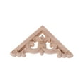 4pcs/set Wood Carved Corner Onlay Applique Unpainted Frame Cupboard ...