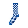 thumbnail image 2 of Calcetines largos de tubo a cuadros para hombre y mujer, de algodón, con efecto marea y cuadrícula de cuadros, para todo tipo de combinaciones, 2 of 5