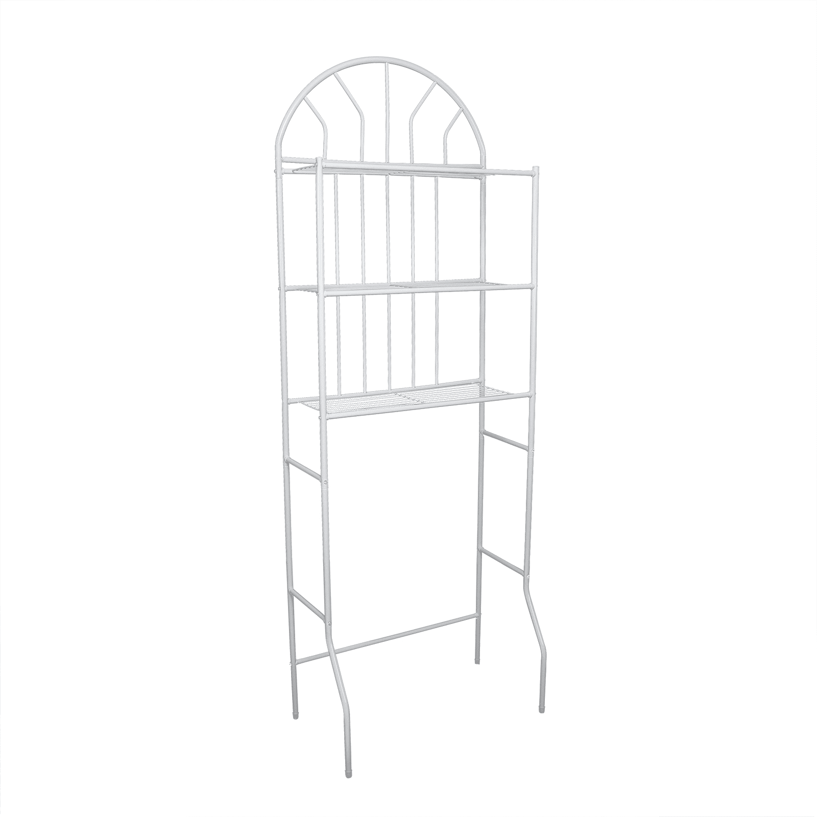 Loyalheartdy 70" Tall 3 Tier Bathroom Storage Stand Organizer Holder Free Standing Toilet Shelf Towel Rack Over The Toilet White