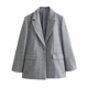 thumbnail image 1 of Blazer informal versátil con botones y bolsillo para mujer, primavera 2024, 1 of 6