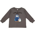 thumbnail image 3 of Inktastic Happy Birthday, Papa- Cute Penguins Boys or Girls Long Sleeve Toddler T-Shirt, 3 of 5