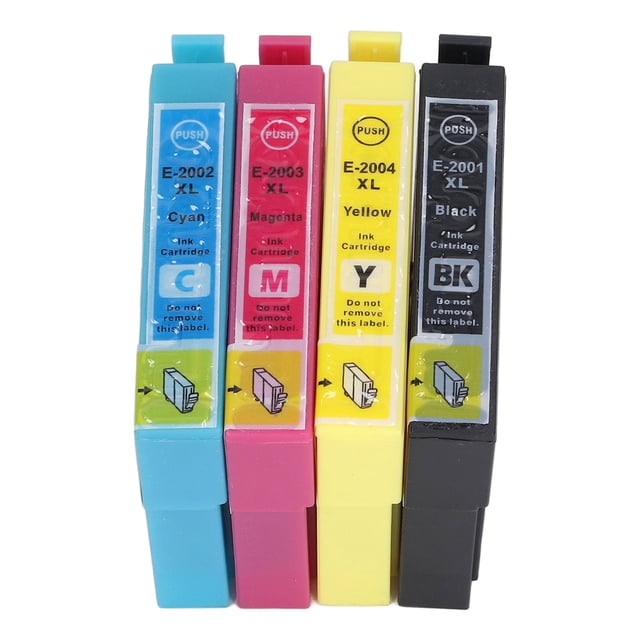 Reemplazo De Cartucho De Tinta, Gran Capacidad, 4 Colores, Carcasa De ABS, Cartucho De Tinta De Impresión Transparente, No Destiñe BK C M Y Para WF 2510 2520