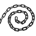 thumbnail image 3 of Uxcell 200Ft Plastic Chain Barrier, Safety Link Chain Stanchion, Black, 3 of 7