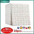 thumbnail image 2 of 10 Uds 3D pegatina de pared imitación ladrillo dormitorio Navidad decoración del hogar papel tapiz autoadhesivo impermeable para sala de estar Tan Jianjun unisex, 2 of 2