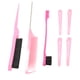 thumbnail image 3 of Peine para cejas kit de peine para peinado ligero de nailon suave de alta dureza multiusos con 4 pinzas para el pelo para peluquero Anggrek Otros, 3 of 8