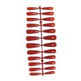 thumbnail image 3 of Seitruly 24 piezas de barniz para uñas postizas, cubierta completa Extra larga, puntas de uñas artificiales, suministros de manicura, accesorios para Arte de uñas rojo oscuro Seitruly CE012051-05, 3 of 6