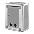 thumbnail image 2 of FashionCha Lockable Wall Mounted Mailbox, Lockable Mailbox, Outdoor Metal Vertical Mailbox, Style B, 2 of 9