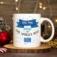 thumbnail image 2 of World''s Best Son Coffee Mug,Birthday Christmas Father''s Day Gifts for Son From Mom Dad,Best Son Ever Cup 11OZ, 2 of 6