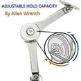 thumbnail image 2 of Heavy Duty Hinge Lid Support Hinge Hinge Soft Close Chest Hinge Support for Cabinet Kitchen Wardrobe 2 PCS, 2 of 8