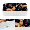 thumbnail image 4 of Christmas Portable PU Leather Jewelry Organizer Box with Removable Compartment, 4 of 6