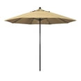 thumbnail image 1 of California Umbrella Oceanside Series Patio Market Umbrella in Pacifica with Black Fiberglass Pole Fiberglass Ribs Push Lift, 1 of 4