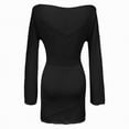 thumbnail image 4 of NIEWTR Womens Summer Knitted Hollow Bikini Cover Up Shirt Bathing Suit Beach Coverup Dress for Vacation(Black,S), 4 of 4