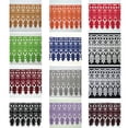 thumbnail image 1 of 4.75" White Black Ivory Royal Blue Gold Burgundy Floral Venice Lace Trim By Yard, 1 of 1