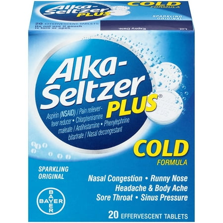 UPC 885102851909 product image for Alka-Seltzer Plus Cold Medicine, 20 Count | upcitemdb.com