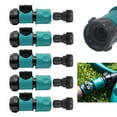 Jrocdr Garden Hose Quick Connect Adapters With Shutoff Valve Male And