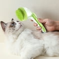 thumbnail image 5 of Summercome Pet Bath Brush, 2025 New 2 in 1 Dog Bath Brush with Built-in Shampoo Dispenser, Pet Wash Brush for Bathing Dog Grooming Massage Brush for Long Short Haired Dogs Cats Shower (Green), 5 of 6