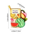 thumbnail image 4 of EazyTech Soft Cloth Baby Books 0-6-12-18 Months 3D Chewable Fabric Book with Crinkle Sounds, Educational Toy for Infant Development, Machine Washable & Tearproof Soft Activity Book（Fruits Series), 4 of 7