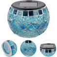 thumbnail image 2 of Color Changing Mosaic Solar Light Waterproof LED Lawn Decorative Lamp for Outdoor Yard, 2 of 8
