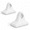 White, variant on 2 Pack White Ceramic Porcelain Towel Bar Brackets, Mid Century Modern Wall Mount Holder Set