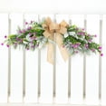 thumbnail image 4 of Purple Easter Door Lintel Decoration Colorful Flower Bows Pendant For Home Holiday Hanging, 4 of 7