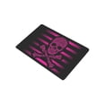 thumbnail image 2 of CADecor Sugar Skull Door Mat Home Decor, Pink Floral Skull Indoor Outdoor Entrance Doormat 23.6x15.7 Inches, 2 of 2