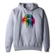 thumbnail image 1 of Sudadera Con Gorro Labio Sexi Arcoiris Color Gay Lgbti, 1 of 2