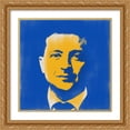 thumbnail image 2 of Stephen Chambers 26x26 Gold Ornate Wood Framed With Double Matting Wall Art Titled - Zelenskyy 4, 2 of 6